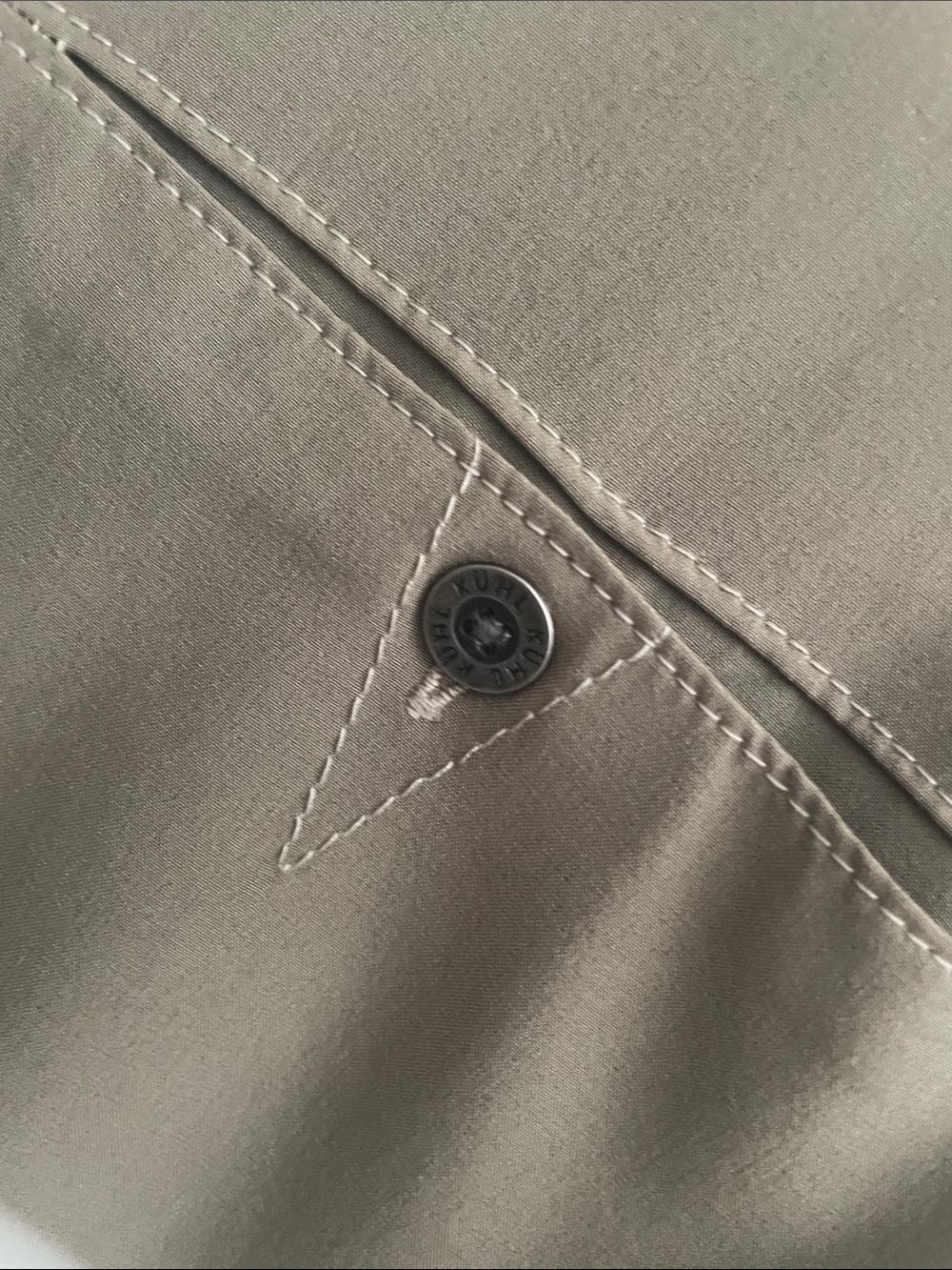Kuhl Men's Long Sleeve Button-Down Shirt in Taupe - Picture 7 of 8